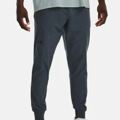 Under Armour UNSTOPPABLE - Spodnie Treningowe - Downpour Gray