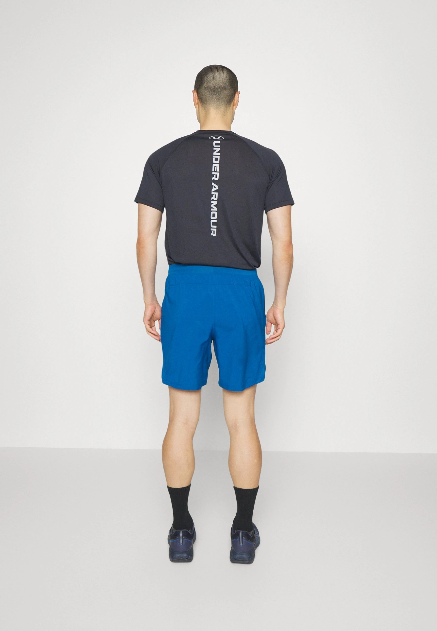 Under Armour LAUNCH 2-IN-1 SHORT - Krótkie Spodenki Sportowe - Varsity Blue/blizzard/ 3 Under Armour LAUNCH 2-IN-1 SHORT - Krótkie Spodenki Sportowe - Varsity Blue/blizzard/ - obrazek 3