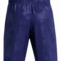 Under Armour EMBOSS - Krótkie Spodenki Sportowe - Sonar Blue -Under Armour shop 437d08567bbe4cd4bbbc44eac0f6078a