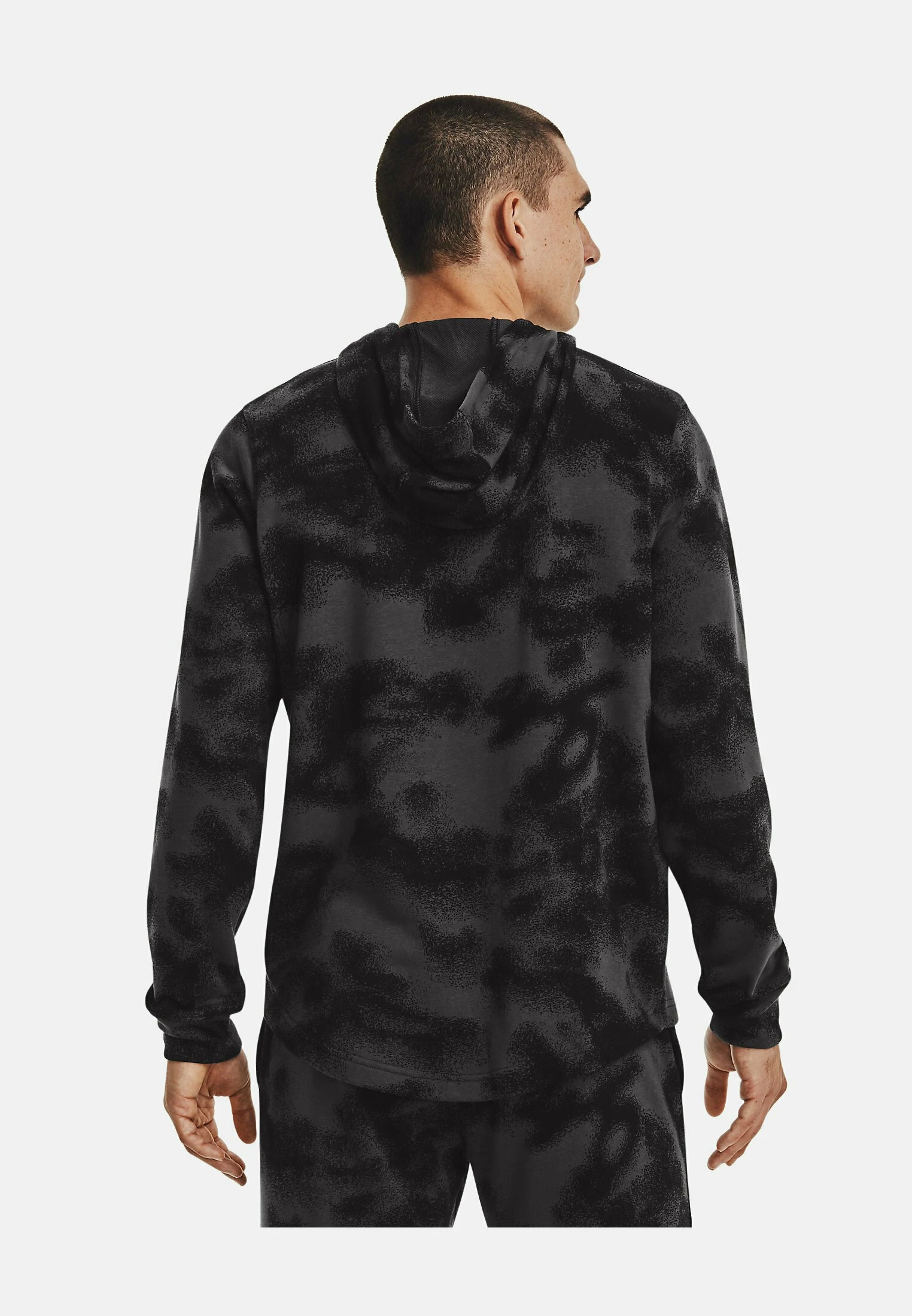 UA RIVAL TERRY NOVELTY HD - Bluza z kapturem - black Under Armour UA RIVAL TERRY NOVELTY HD - Bluza Z Kapturem - Black -Under Armour shop 4426965f0c714d4082e73a342b4abd50