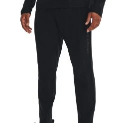 Under Armour UA STORM RUN - Spodnie Treningowe - Black / Black / Reflective