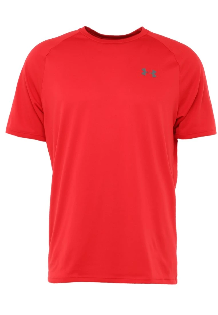 Under Armour TECH 2.0 TEE - Koszulka Sportowa - Red/graphite 5 Under Armour TECH 2.0 TEE - Koszulka Sportowa - Red/graphite - obrazek 5