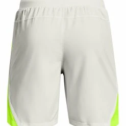 Under Armour LAUNCH - Krótkie Spodenki Sportowe - Gray Mist -Under Armour shop 4582be5fb14741a48d5527539a2ba59d