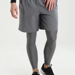 Under Armour TIGHTS HEATGEAR 2.0 - Kalesony - Carbon Heather/black