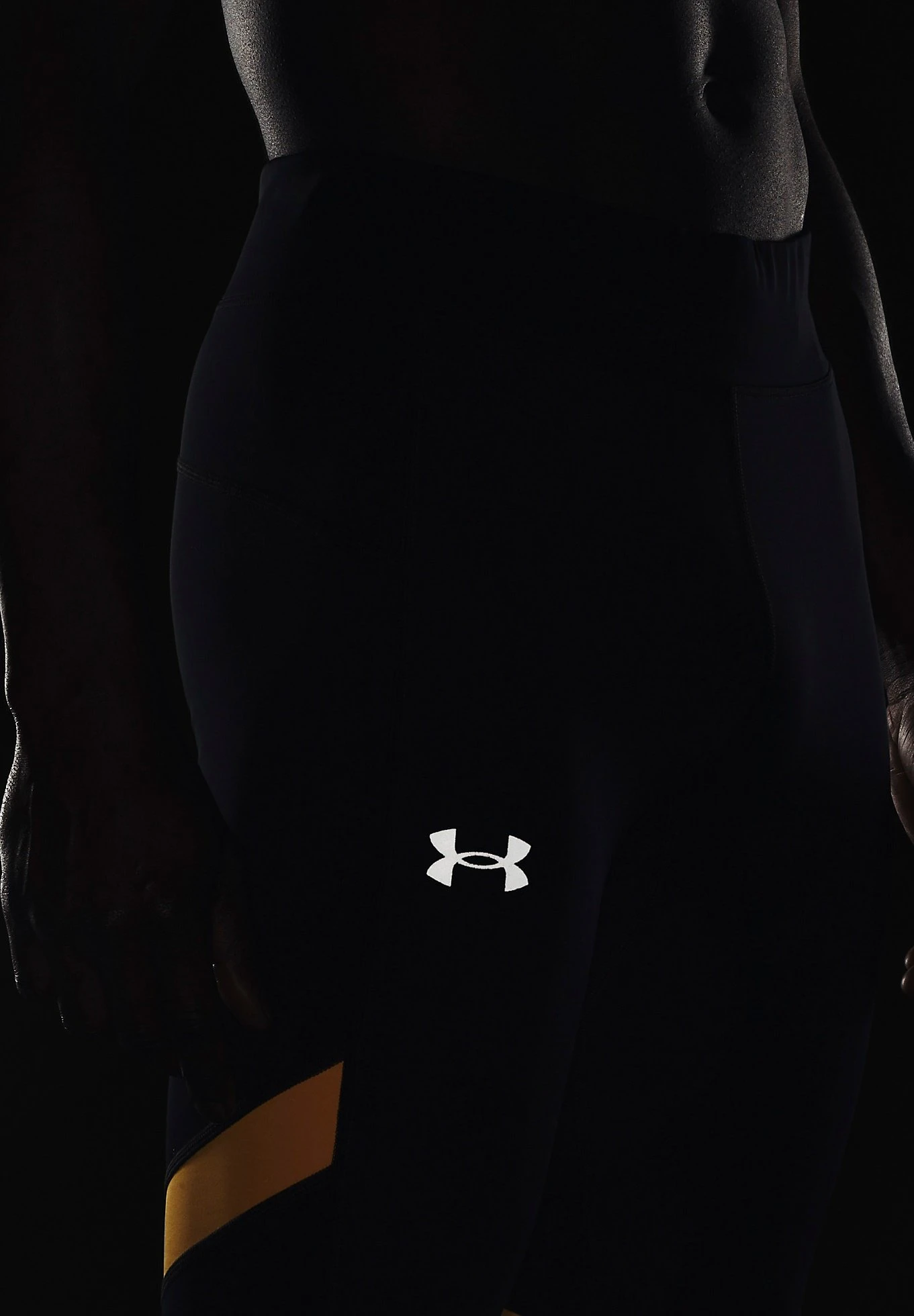 Under Armour SPEEDPOCKET TIGHT - Legginsy - Black 5 Under Armour SPEEDPOCKET TIGHT - Legginsy - Black - obrazek 5
