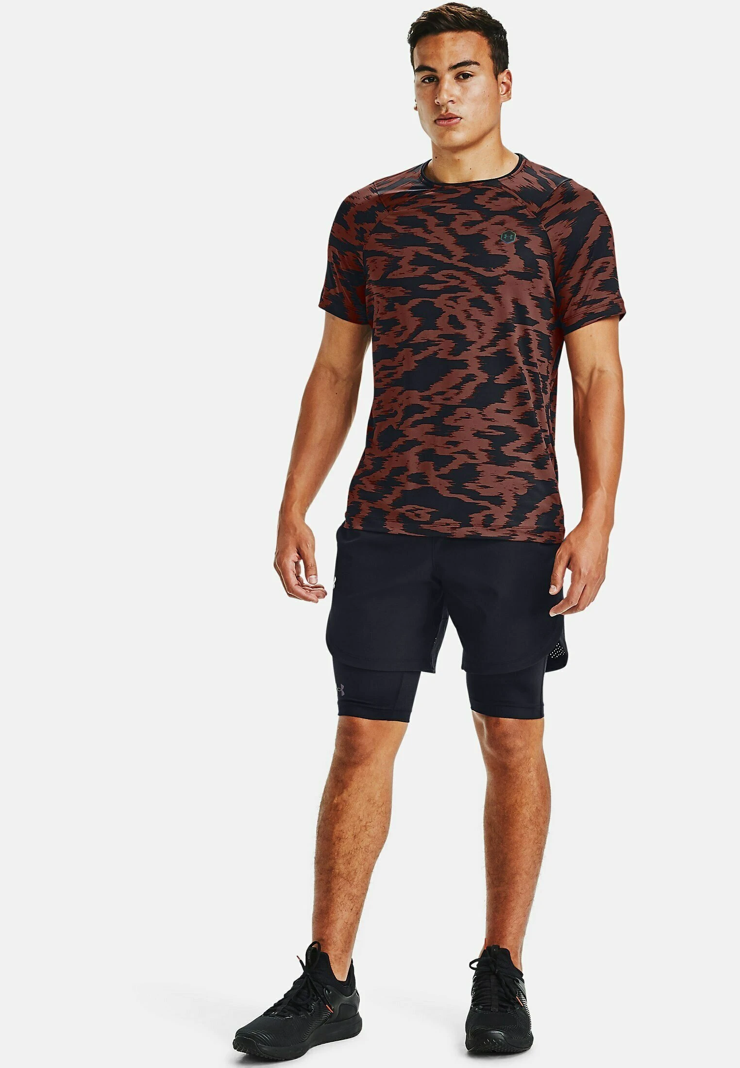 Krótkie spodenki sportowe - black Under Armour Krótkie Spodenki Sportowe - Black -Under Armour shop 482efc3848e948318b40424ccc65bacf