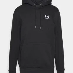 Under Armour UA ESSENTIAL - Bluza Z Kapturem - Black/white -Under Armour shop 49ef9c50f7944cb3aceab58217ece7f2 scaled