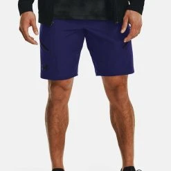 Under Armour UNSTOPPABLE - Krótkie Spodenki Sportowe - Sonar Blue