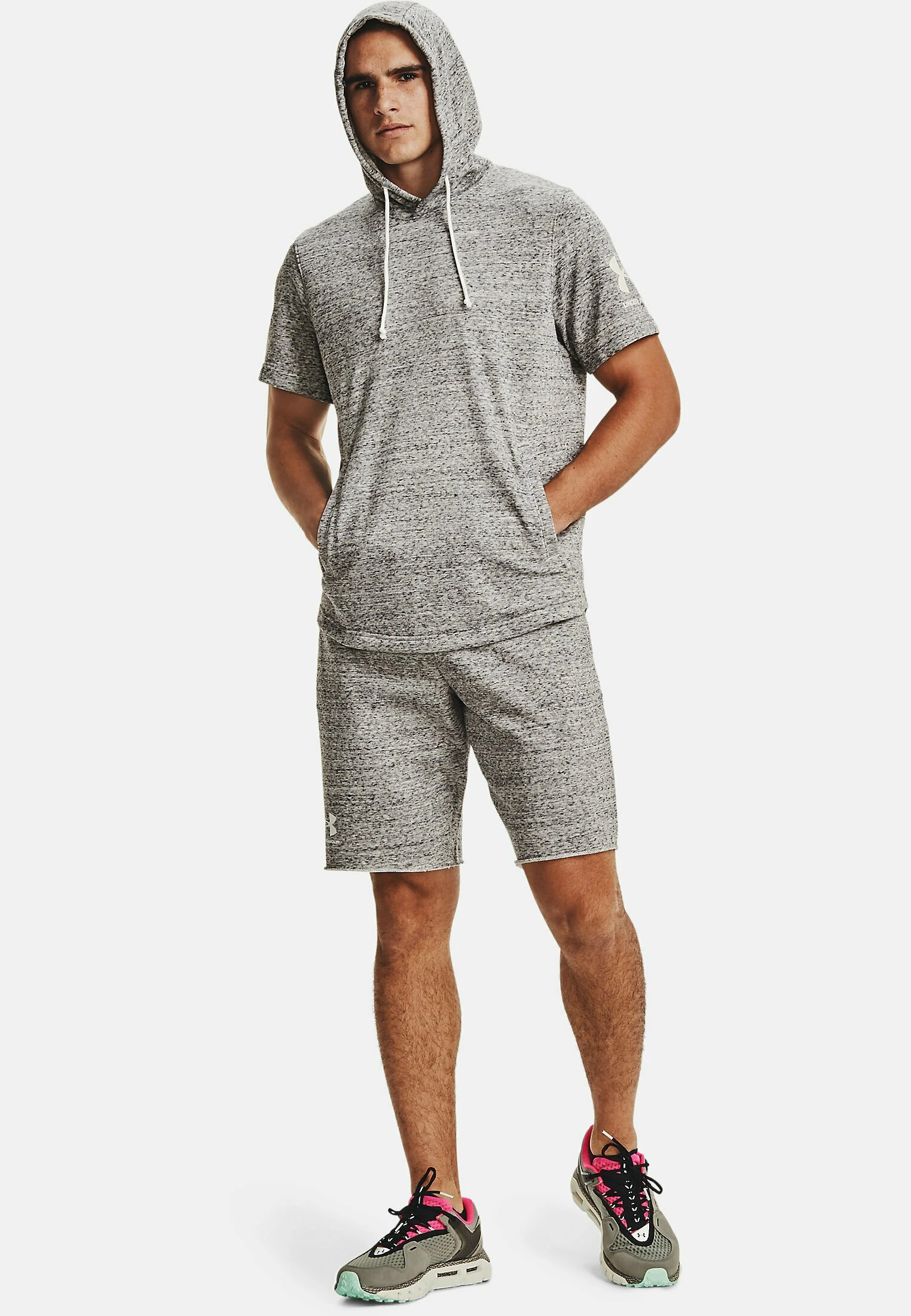 RIVAL - Krótkie spodenki sportowe - onyx white Under Armour RIVAL - Krótkie Spodenki Sportowe - Onyx White -Under Armour shop 4b78dda2119444a68523c8943e63fab4