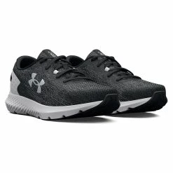 Under Armour VISUAL CUSHIONING UA CHARGED ROGUE 3 - Obuwie Do Biegania Treningowe - Black