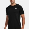 Under Armour SEAMLESS - T-shirt Z Nadrukiem - Black