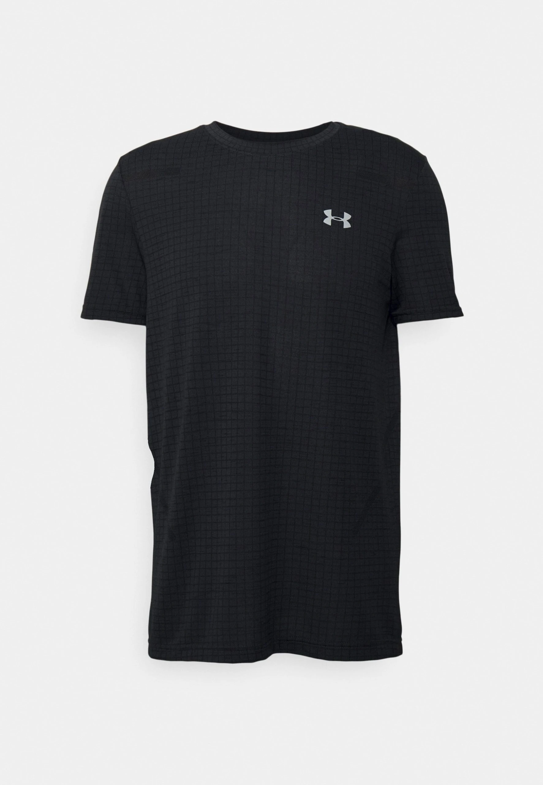 Under Armour SEAMLESS GRID - Koszulka Sportowa - Black/mod Gray 5 Under Armour SEAMLESS GRID - Koszulka Sportowa - Black/mod Gray - obrazek 5