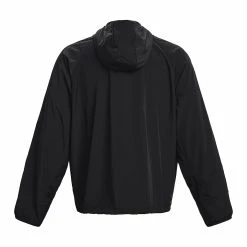 Under Armour UA RUSH WOVEN - Wiatrówka - Black -Under Armour shop 513dd0e7ecfb4cc4a8800a38a005b779