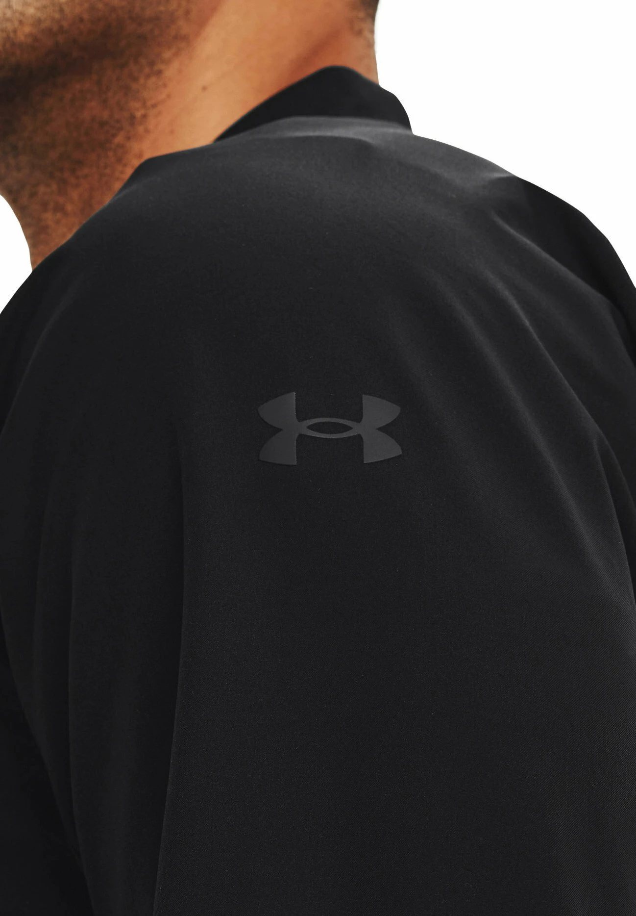 Under Armour LONG-SLEEVES UNSTOPPABLE - Kurtka Sportowa - Black 4 Under Armour LONG-SLEEVES UNSTOPPABLE - Kurtka Sportowa - Black - obrazek 4
