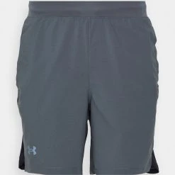 Under Armour LAUNCH - Krótkie Spodenki Sportowe - Grey -Under Armour shop 519066de51fe40c18bb8c8d6db9454e9 scaled