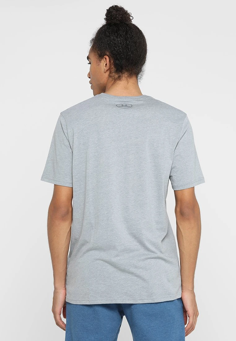 STYLE LOGO - T-shirt z nadrukiem - steel light heather/black Under Armour STYLE LOGO - T-shirt Z Nadrukiem - Steel Light Heather/black -Under Armour shop 543fa8c57d334e10b5e6f0297484eb83