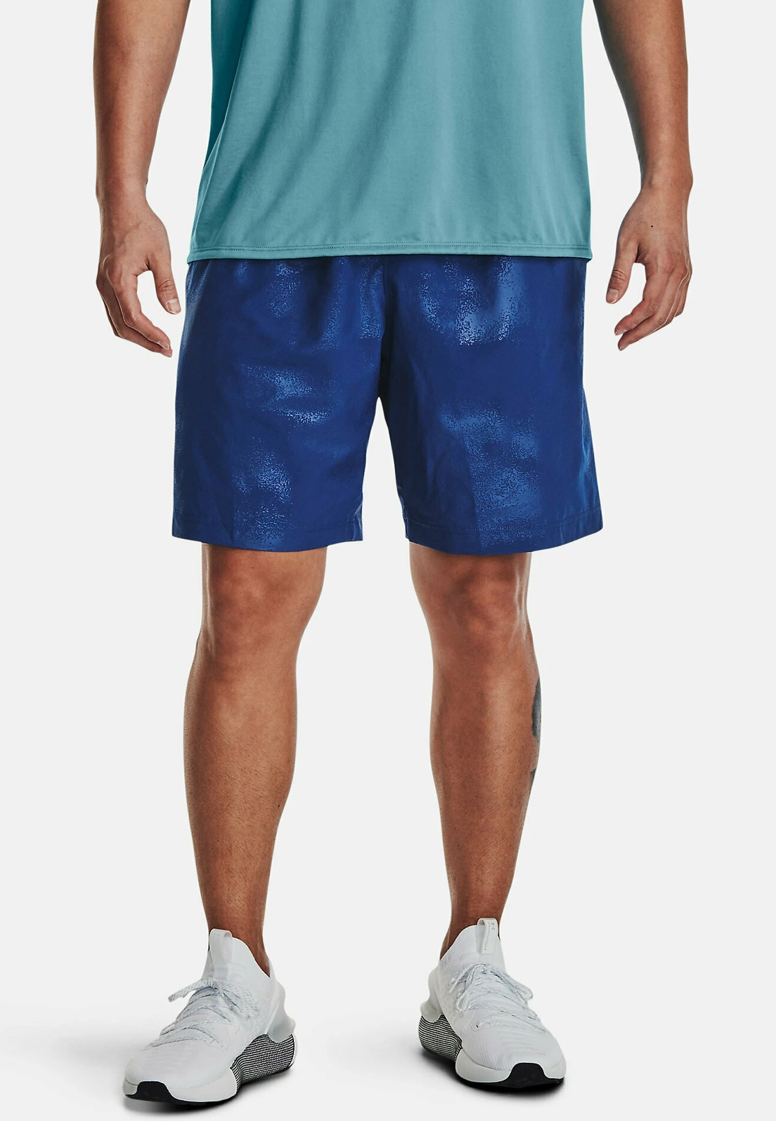 EMBOSS - Krótkie spodenki sportowe - blue mirage Under Armour EMBOSS - Krótkie Spodenki Sportowe - Blue Mirage -Under Armour shop 5518d98361ba47b3b02142edcd9b96dd