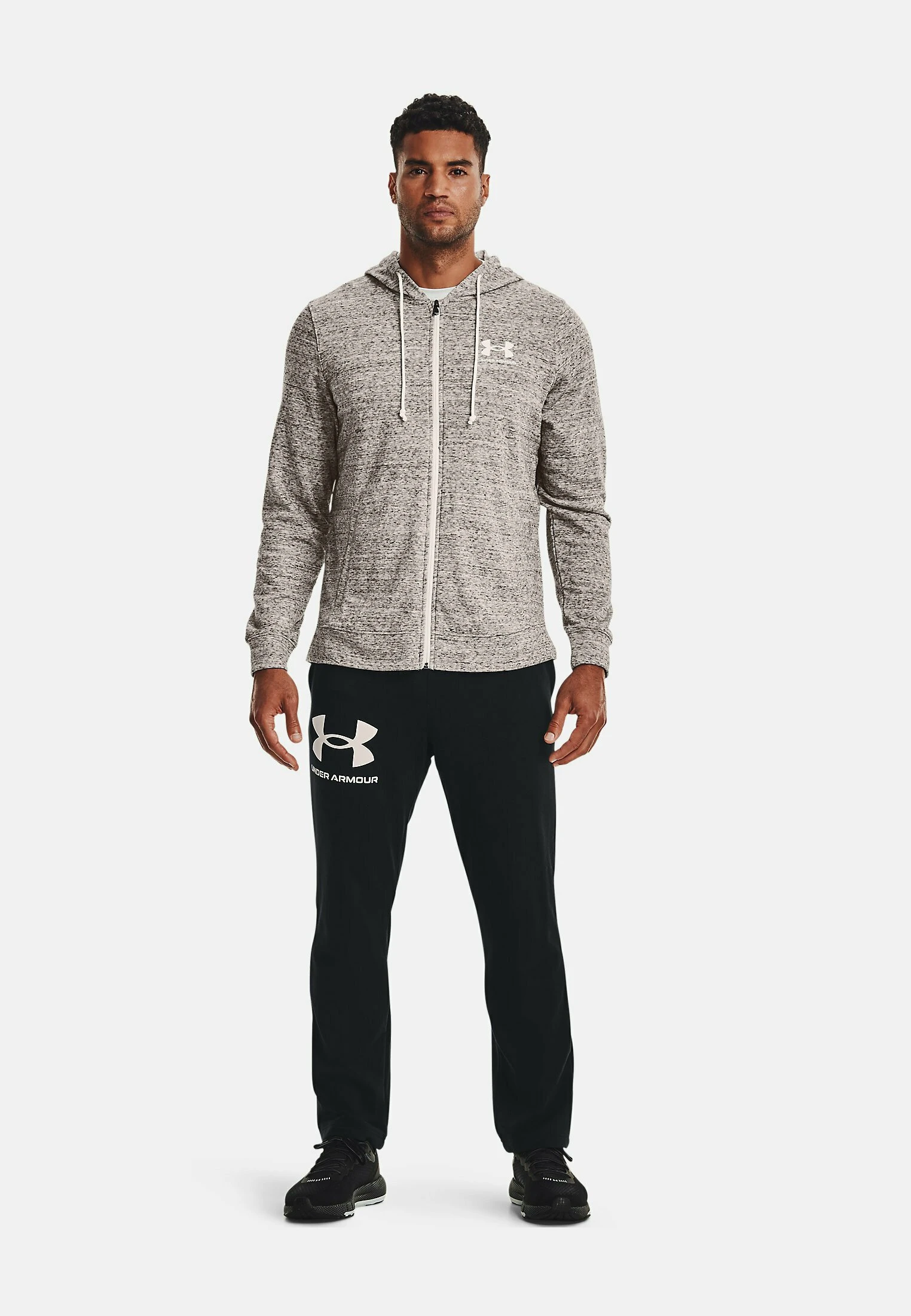 UA RIVAL - Bluza rozpinana - onyx white Under Armour UA RIVAL - Bluza Rozpinana - Onyx White -Under Armour shop 55762de45c87457eb1025ed8c38c9ba3