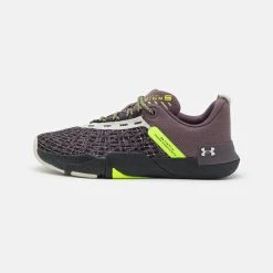 Under Armour TRIBASE REIGN 5 Q2 - Obuwie Treningowe - Ash Taupe/black/fog