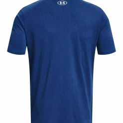 Under Armour STYLE LOGO - T-shirt Z Nadrukiem - Blue Mirage -Under Armour shop 56ab166a24db4cc4b47aa5e7ebd81c2a
