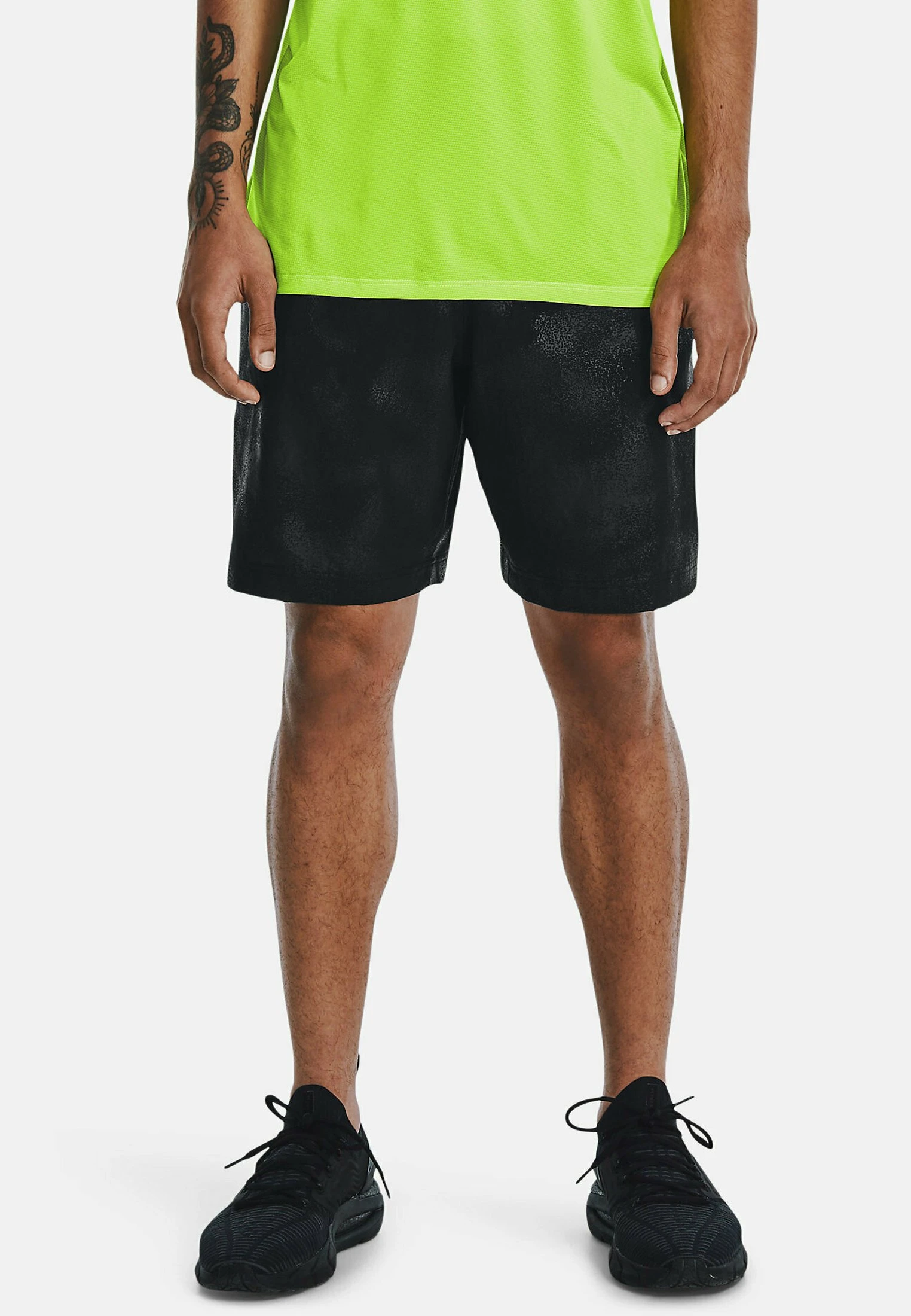 Under Armour EMBOSS - Krótkie Spodenki Sportowe - Black (001) 1 Under Armour EMBOSS - Krótkie Spodenki Sportowe - Black (001)