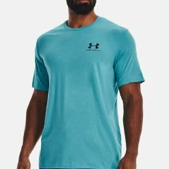 Under Armour SPORTSTYLE LC SS - T-shirt Basic - Glacier Blue