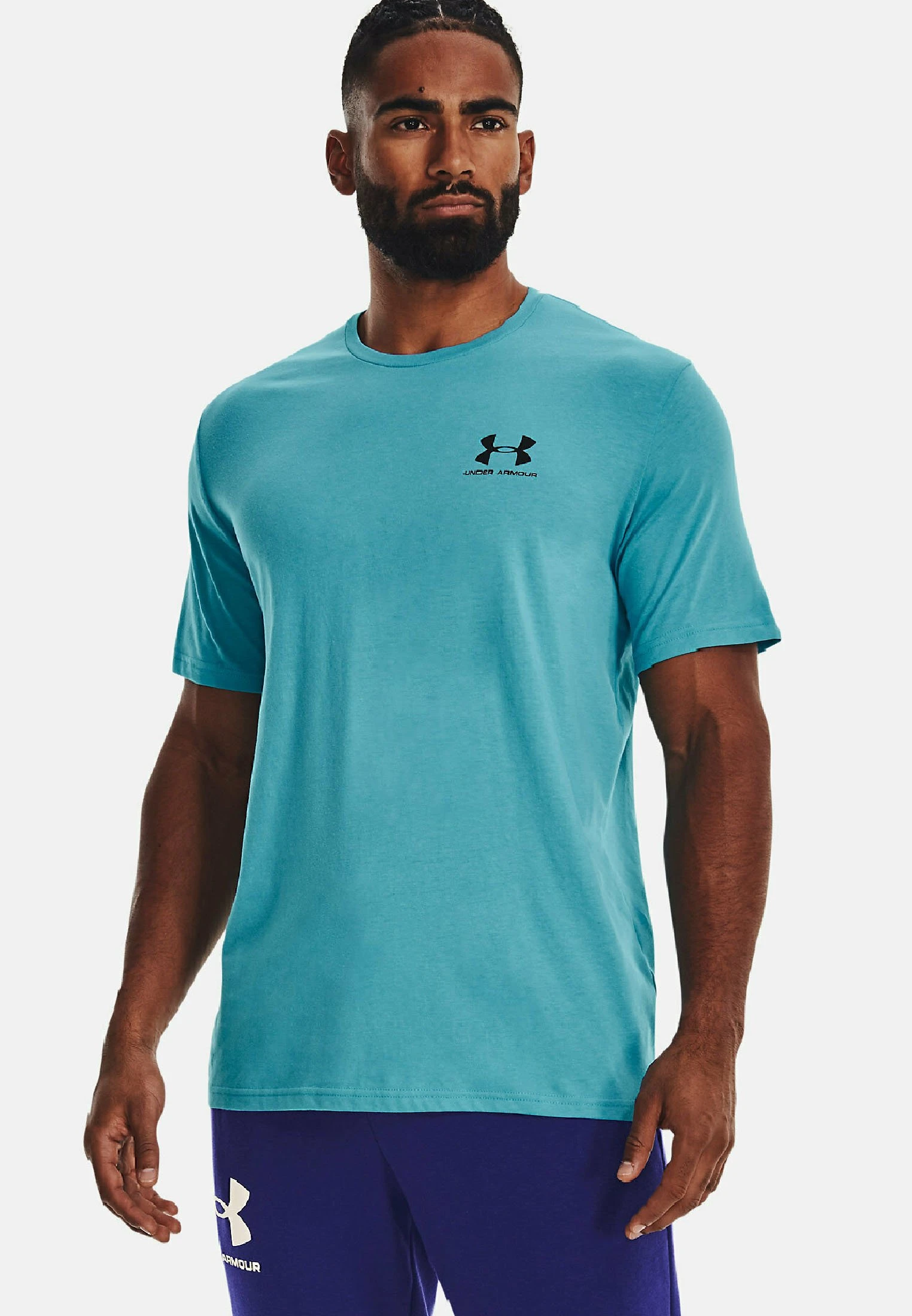 SPORTSTYLE LC SS - T-shirt basic - glacier blue Under Armour SPORTSTYLE LC SS - T-shirt Basic - Glacier Blue -Under Armour shop 5b68b229ad784462b3cea50fdaba8dbb