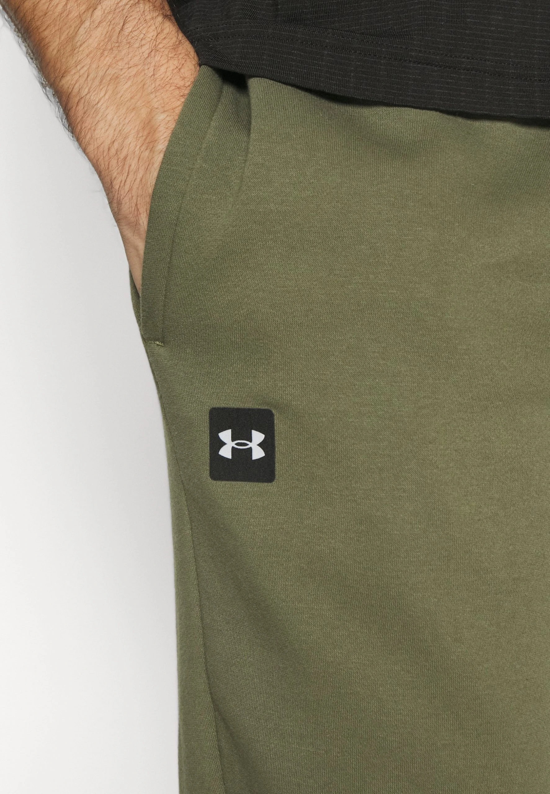 Under Armour RIVAL JOGGERS - Spodnie Treningowe - Marine Od Green/onyx White 5 Under Armour RIVAL JOGGERS - Spodnie Treningowe - Marine Od Green/onyx White - obrazek 5