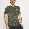 Under Armour CAMO - T-shirt Z Nadrukiem - Baroque Green