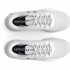 Under Armour CHARGED PURSUIT 3 - Obuwie Do Biegania Treningowe - White -Under Armour shop 604de0a1711744229cab1731f8bd3367