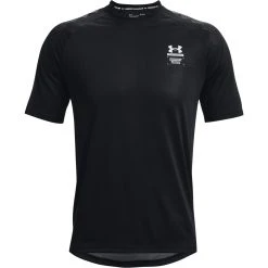 Under Armour T-shirt Z Nadrukiem - Black Halo Gray