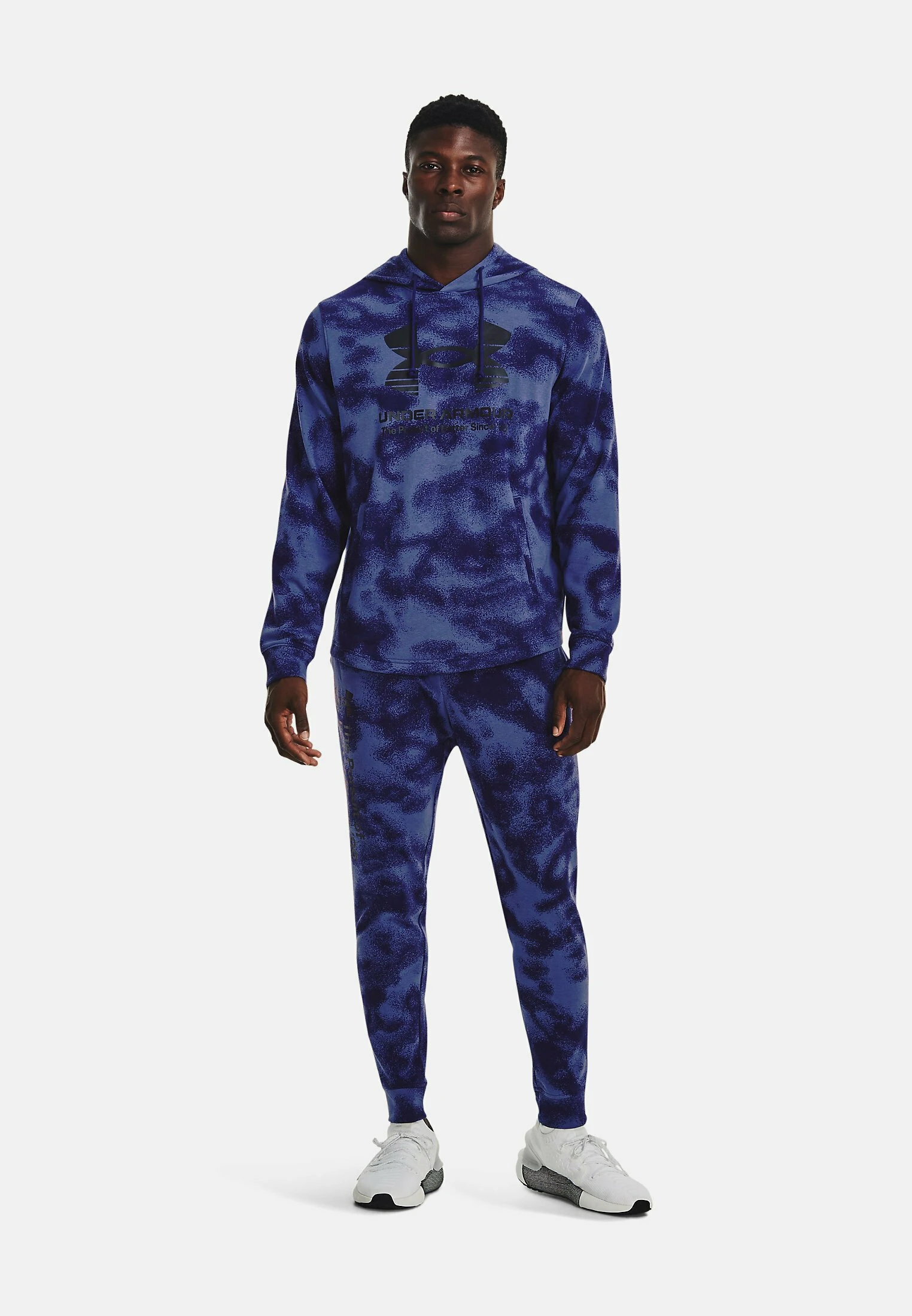UA RIVAL TERRY NOVELTY HD - Bluza z kapturem - sonar blue Under Armour UA RIVAL TERRY NOVELTY HD - Bluza Z Kapturem - Sonar Blue -Under Armour shop 61b1e4a216d743a7a6876d4f2f128f64