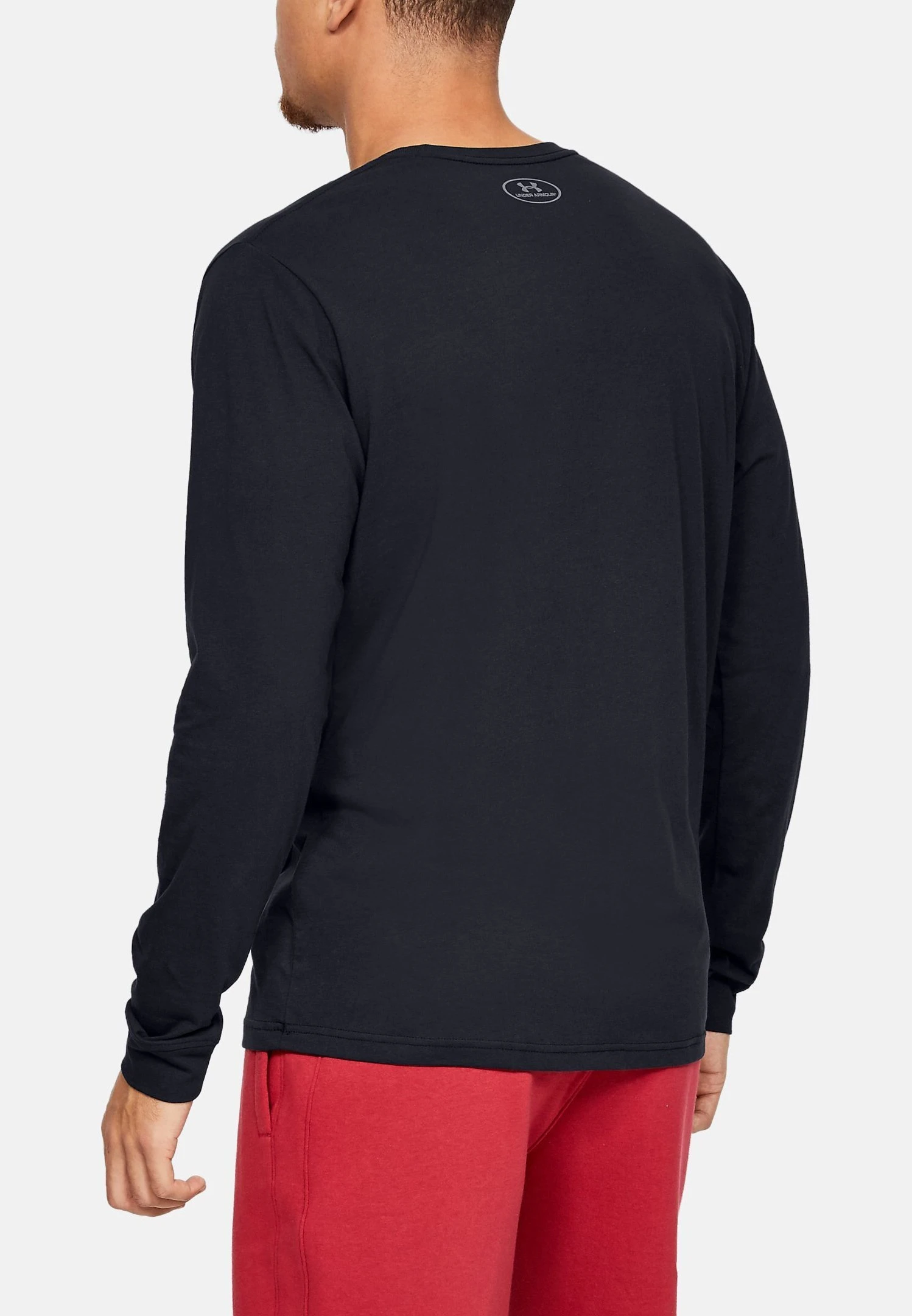 Under Armour SPORTSTYLE LEFT CHEST - Koszulka Sportowa - Black 3 Under Armour SPORTSTYLE LEFT CHEST - Koszulka Sportowa - Black - obrazek 3