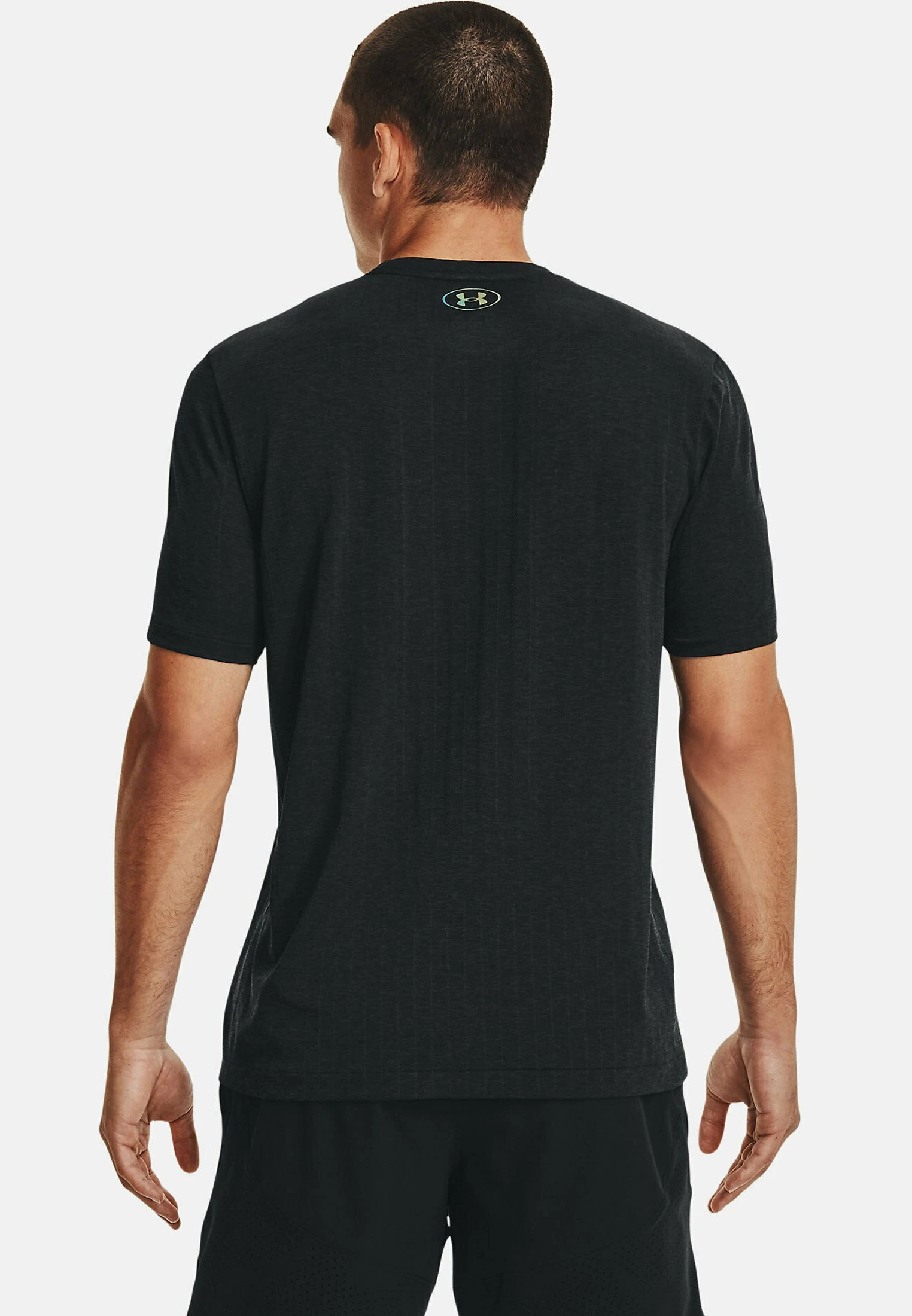 SHORT-SLEEVES RUSH SEAMLESS SS - T-shirt basic - black Under Armour SHORT-SLEEVES RUSH SEAMLESS SS - T-shirt Basic - Black -Under Armour shop 6492af0ec0404c819be5edfdd0d45fd7
