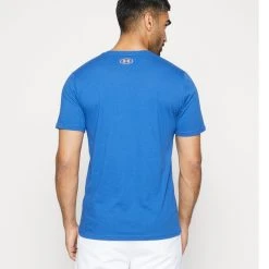 Under Armour ROCK BRAHMA BULL - T-shirt Z Nadrukiem - Blue Mirage/orange Blast -Under Armour shop 6526645f331544bfab2648c95359bcae scaled