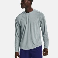 Under Armour LONG-SLEEVES UA ANYWHERE LONGSLEEVE - Bluzka Z Długim Rękawem - Harbor Blue