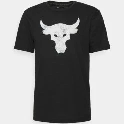 Under Armour ROCK BRAHMA BULL - T-shirt Z Nadrukiem - Black / / Ivory -Under Armour shop 667805d2644f4cfda8eea523907a8fd4 scaled
