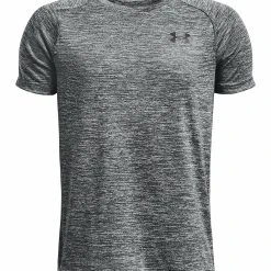 Under Armour TECH SS ORG - Koszulka Sportowa - Pitch Gray