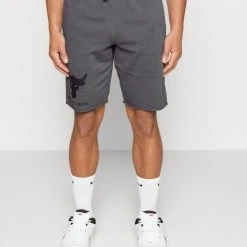Under Armour ROCK BULL - Krótkie Spodenki Sportowe - Pitch Gray/black
