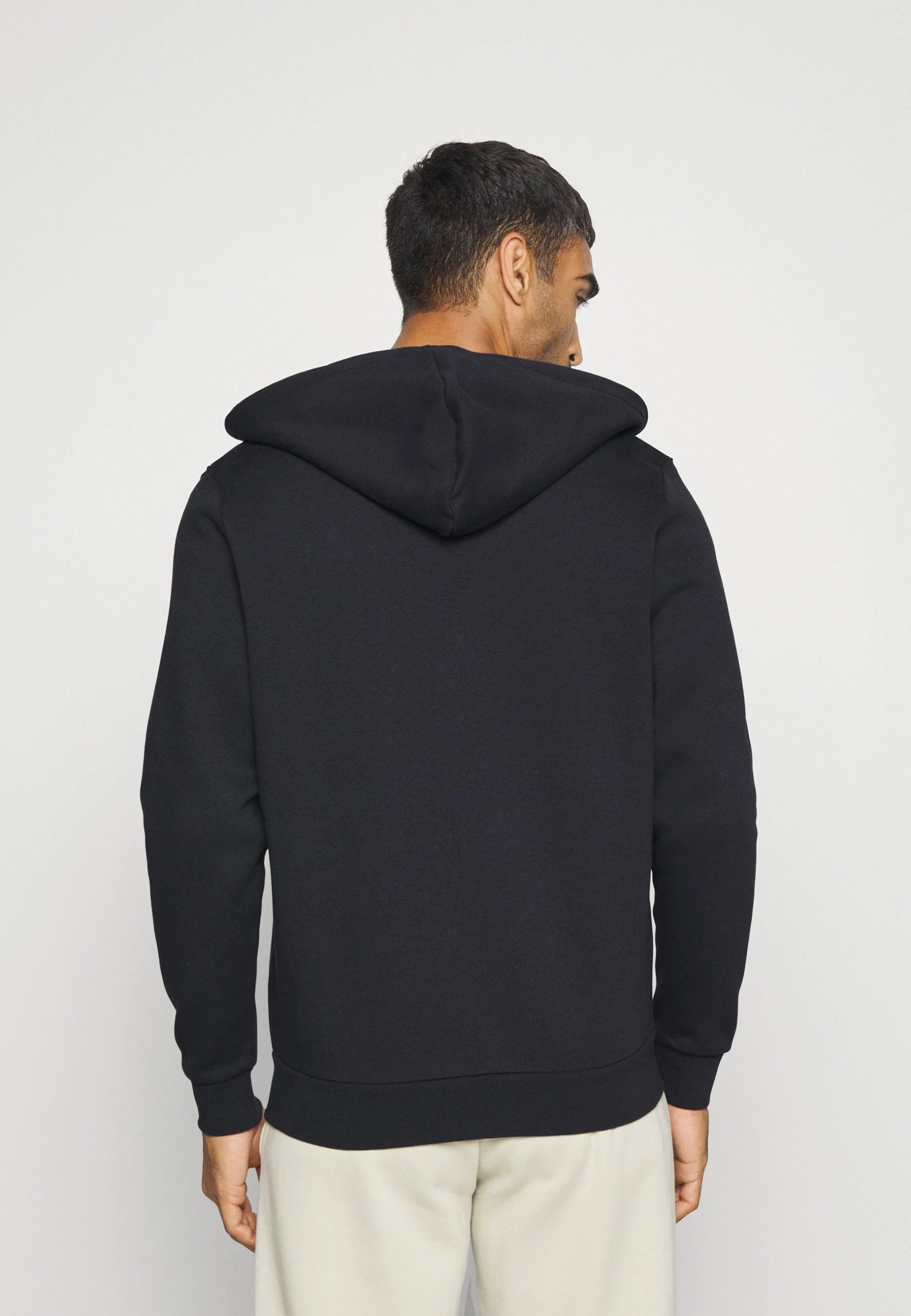 Under Armour ESSENTIAL - Bluza Rozpinana - Black/white 3 Under Armour ESSENTIAL - Bluza Rozpinana - Black/white - obrazek 3