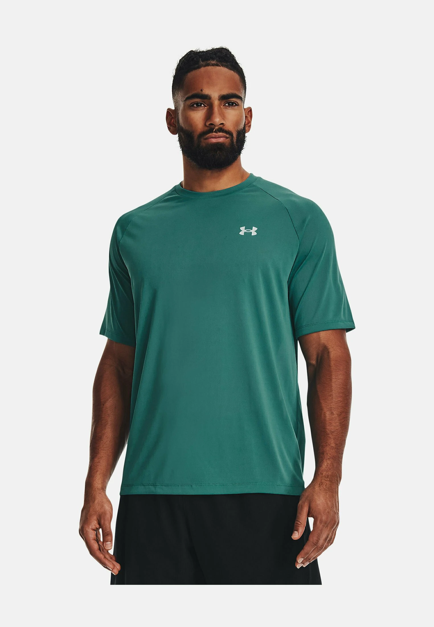 Under Armour TECH REFLECTIVE - Koszulka Sportowa - Coastal Teal 3 Under Armour TECH REFLECTIVE - Koszulka Sportowa - Coastal Teal - obrazek 3