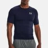 Under Armour HG COMPRESSION - Koszulka Sportowa - Midnight Navy