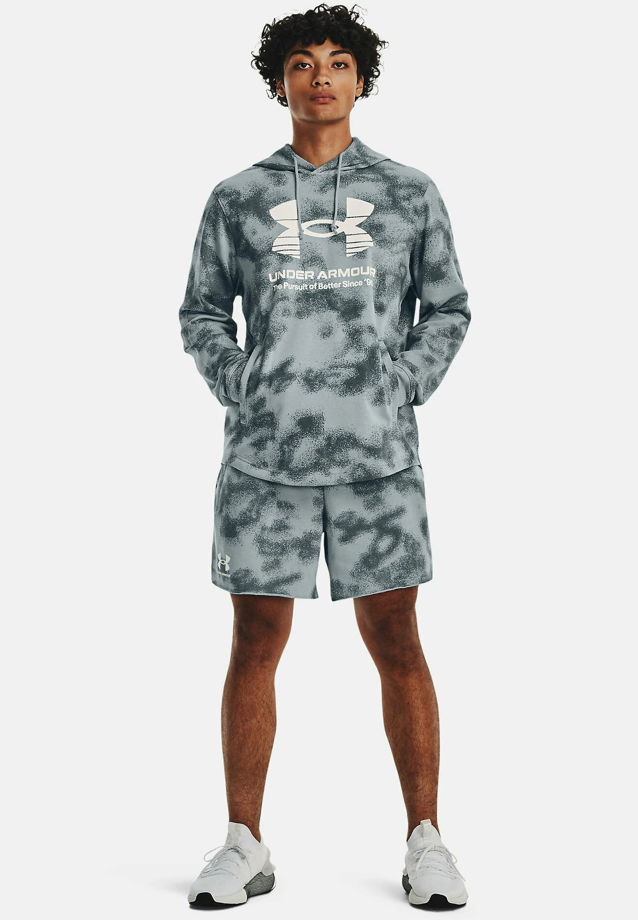 UA RIVAL TERRY 6IN - Krótkie spodenki sportowe - harbor blue Under Armour UA RIVAL TERRY 6IN - Krótkie Spodenki Sportowe - Harbor Blue -Under Armour shop 6d76af1257b8465082978d5aea28438b