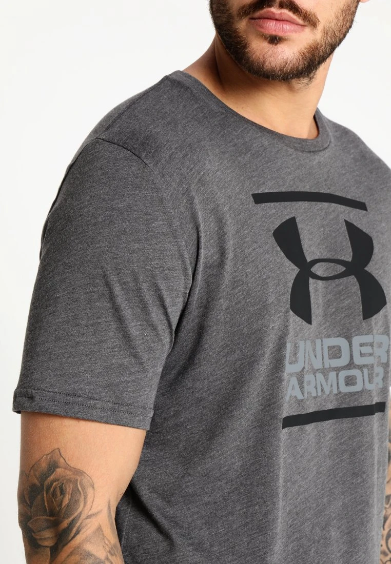 GL FOUNDATION SS - Koszulka sportowa - charcoal medium heather/graphite/black Under Armour GL FOUNDATION SS - Koszulka Sportowa - Charcoal Medium Heather/graphite/black -Under Armour shop 6e1da08654894ed59e50f6c18b9ea735