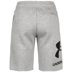 Under Armour RIVAL BIG LOGO - Krótkie Spodenki Sportowe - Mod Gray Light Heather Black -Under Armour shop 711ee6dc0381484a8bdd52a8b2208192 scaled