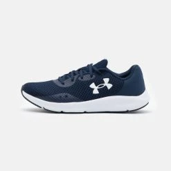 Under Armour CHARGED PURSUIT 3 - Obuwie Do Biegania Treningowe - Academy/white