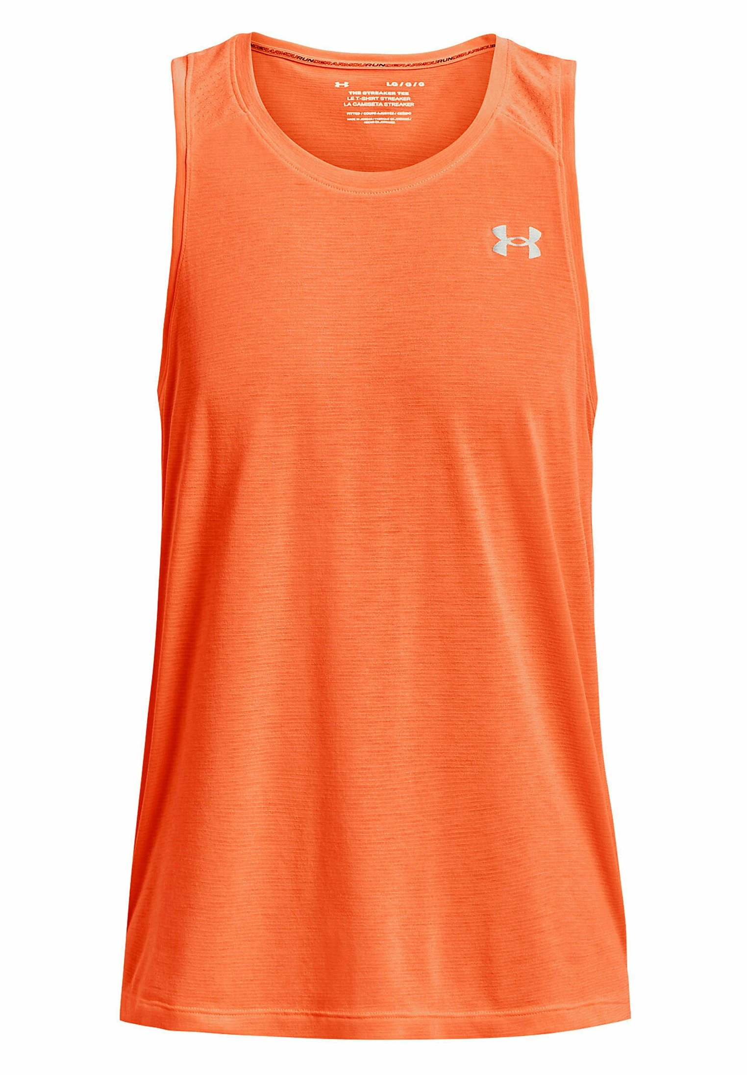 Under Armour STREAKER SINGLET - Top - Orange Blast 4 Under Armour STREAKER SINGLET - Top - Orange Blast - obrazek 4