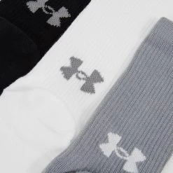 Under Armour HEATGEAR CREW 3 PACK - Skarpety Sportowe - Steel/white 2 Under Armour HEATGEAR CREW 3 PACK - Skarpety Sportowe - Steel/white -Under Armour shop 763d4411b05940ea844faf534f9f6431