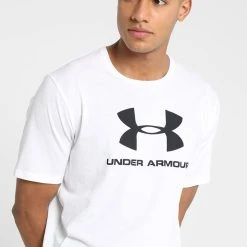 Under Armour STYLE LOGO - T-shirt Z Nadrukiem - White/black 3 Under Armour STYLE LOGO - T-shirt Z Nadrukiem - White/black -Under Armour shop 76f685b686f84e5897416f3c13324ef3