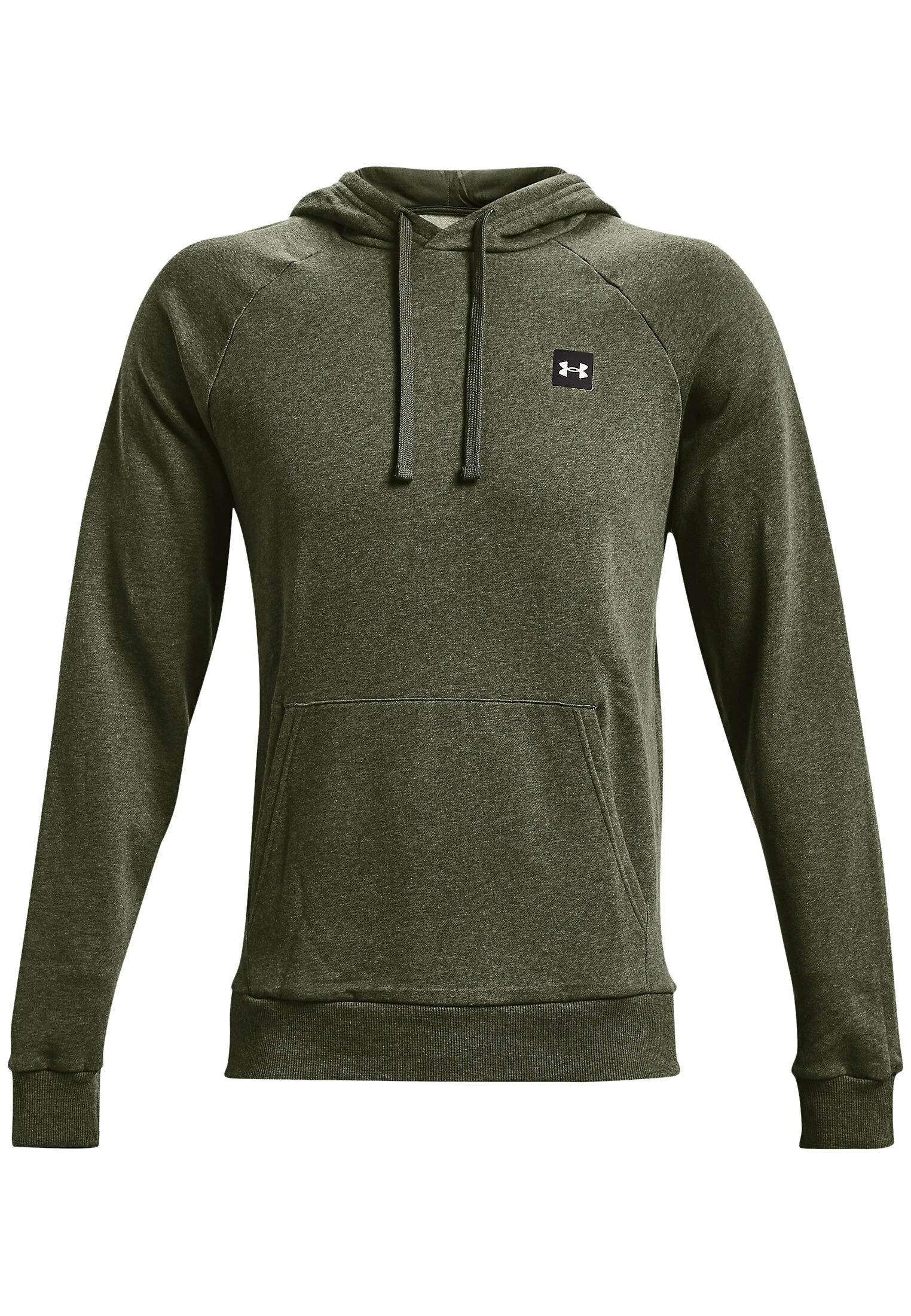 RIVAL HOODIE - Bluza z kapturem - green melange Under Armour RIVAL HOODIE - Bluza Z Kapturem - Green Melange -Under Armour shop 77e597667a524bc595841a02027df25e